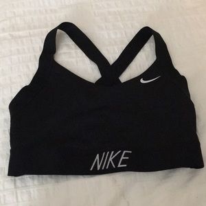 Nike Indy Logo Back Light Support Sports Bra